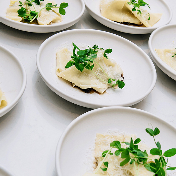 plates of pasta